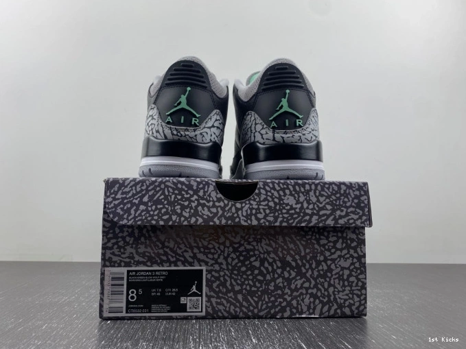 1st Kicks Shoes Jordan Green CT8532-031 Air Glow 3 0715